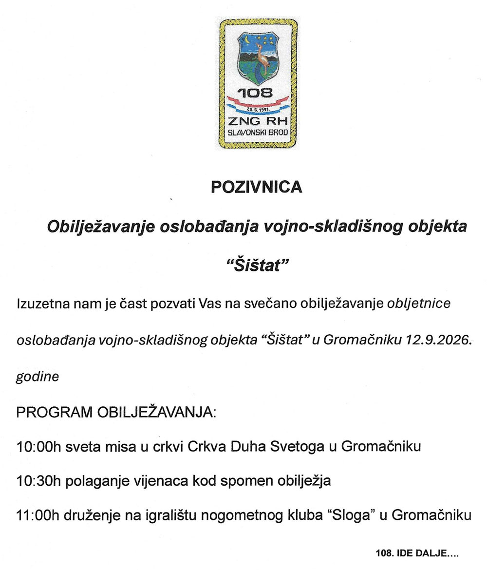 Pozivnica Sistat 2026